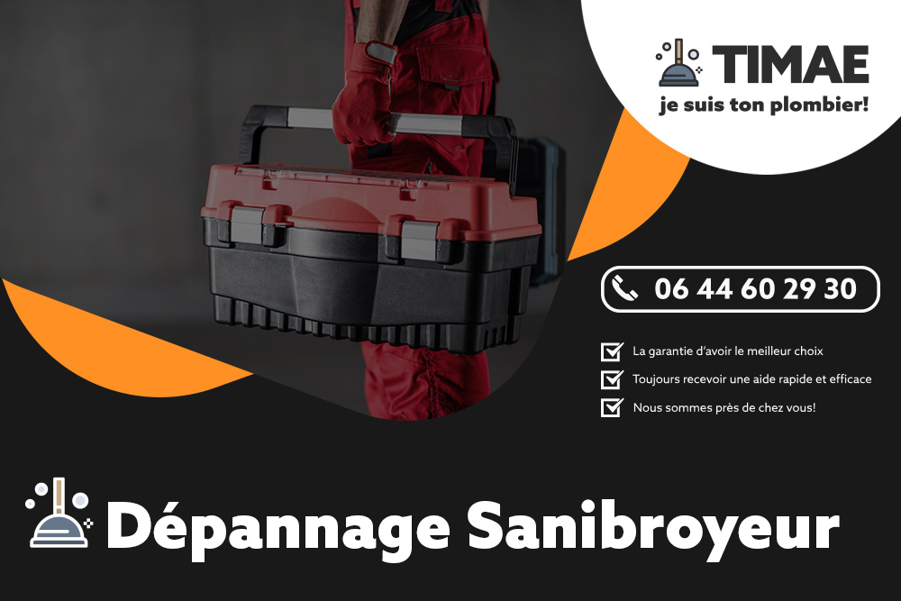 Service de dépannage sanibroyeur Paris