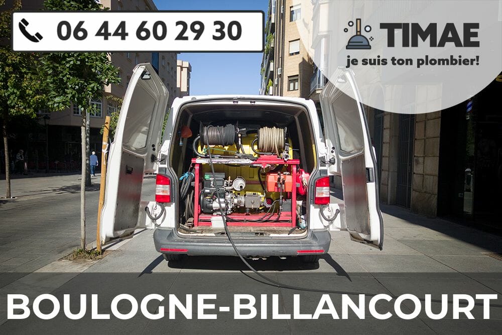 Service de débouchage d'évier | TIMAE Boulogne-Billancourt