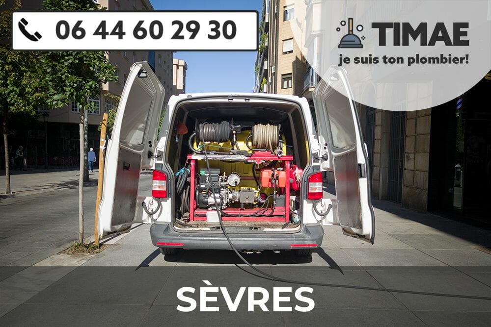 Débouchage du réseau d'assainissement de Sèvres | TIMAE Sèvres