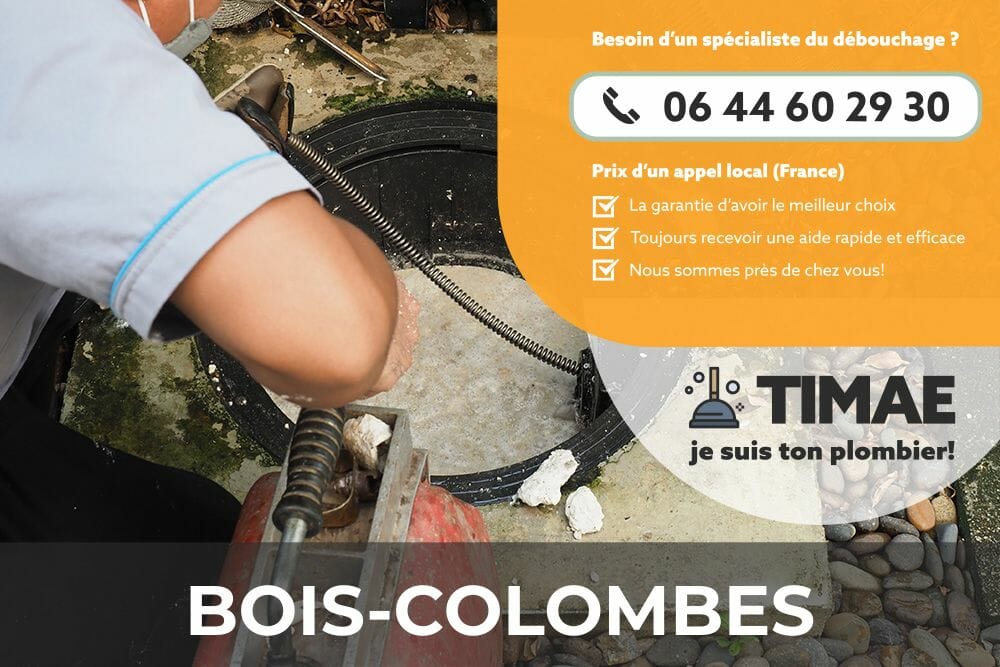 Résolvez vos problèmes de plomberie - rapidement ! Service de debouchage d'urgence à Bois-Colombes.
