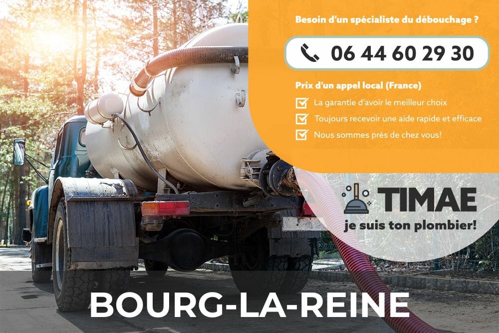 Débouchez rapidement vos toilettes avec l'équipe de professionnels de TIMAE Bourg-la-Reine.