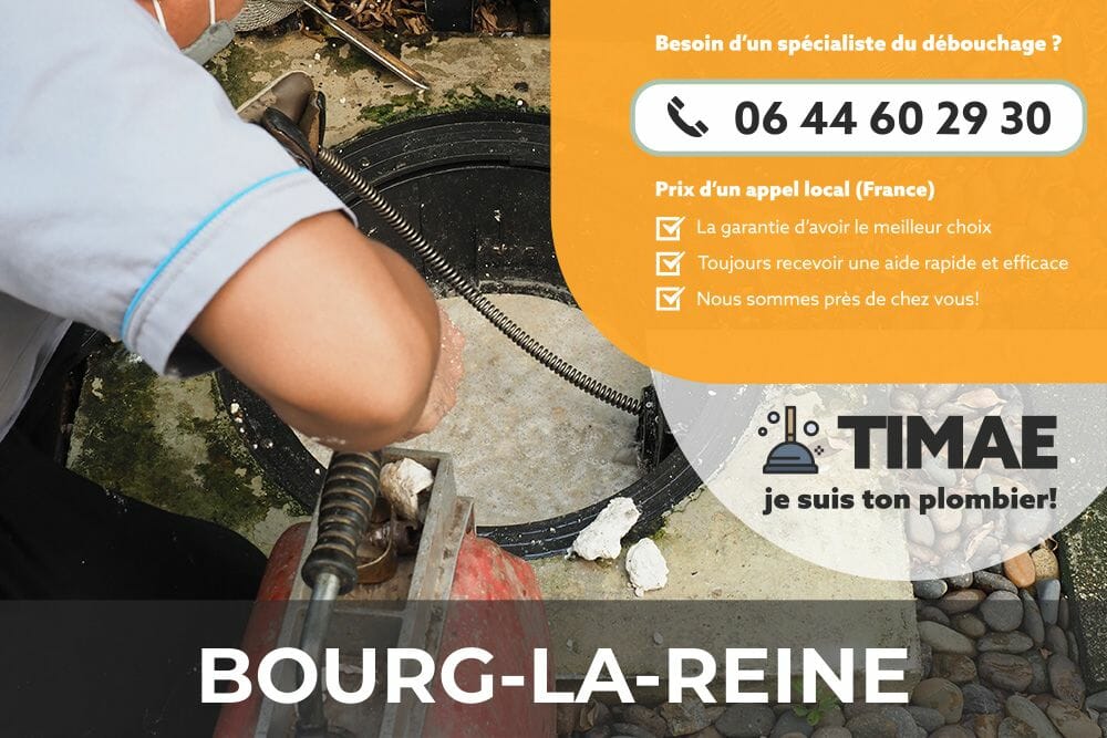 Obtenez des services de nettoyage de canalisations rapides et fiables à Bourg-la-Reine.