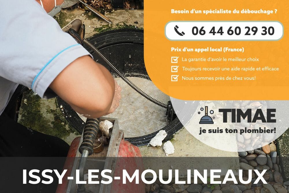 Faites nettoyer vos drains rapidement et facilement à Issy-les-Moulineaux !