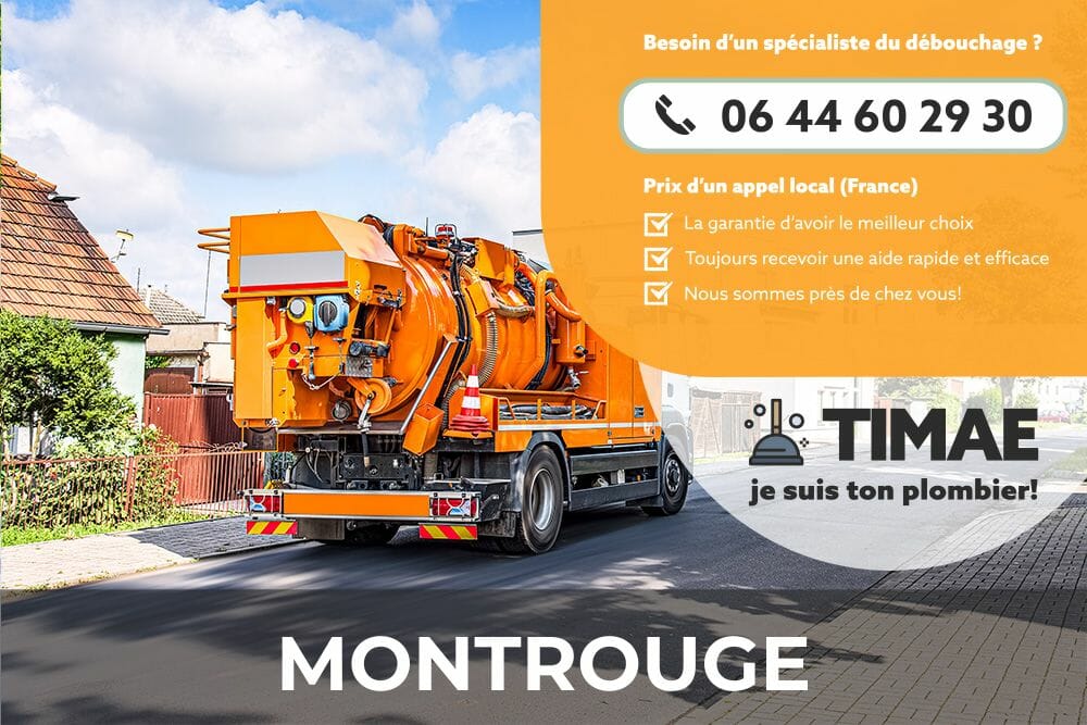 Débouchage facile - Obtenez des résultats professionnels avec TIMAE Montrouge.