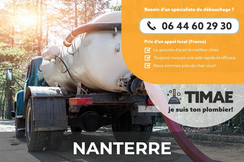 Services de plomberie professionnels à Nanterre - Débouchez vos WC maintenant !
