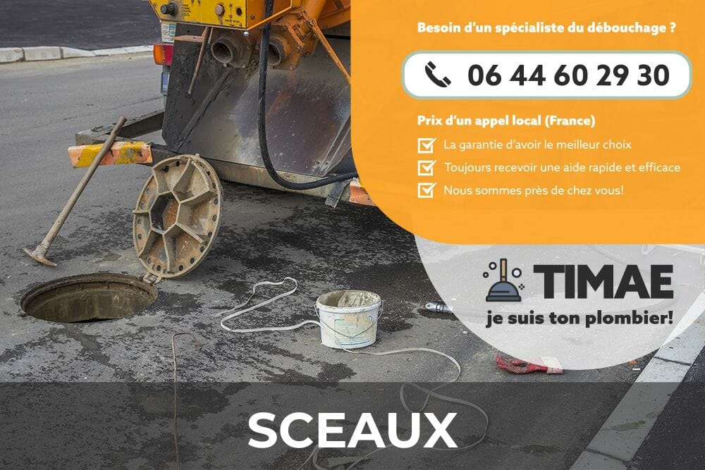 Services de débouchage  canalisation Sceaux
