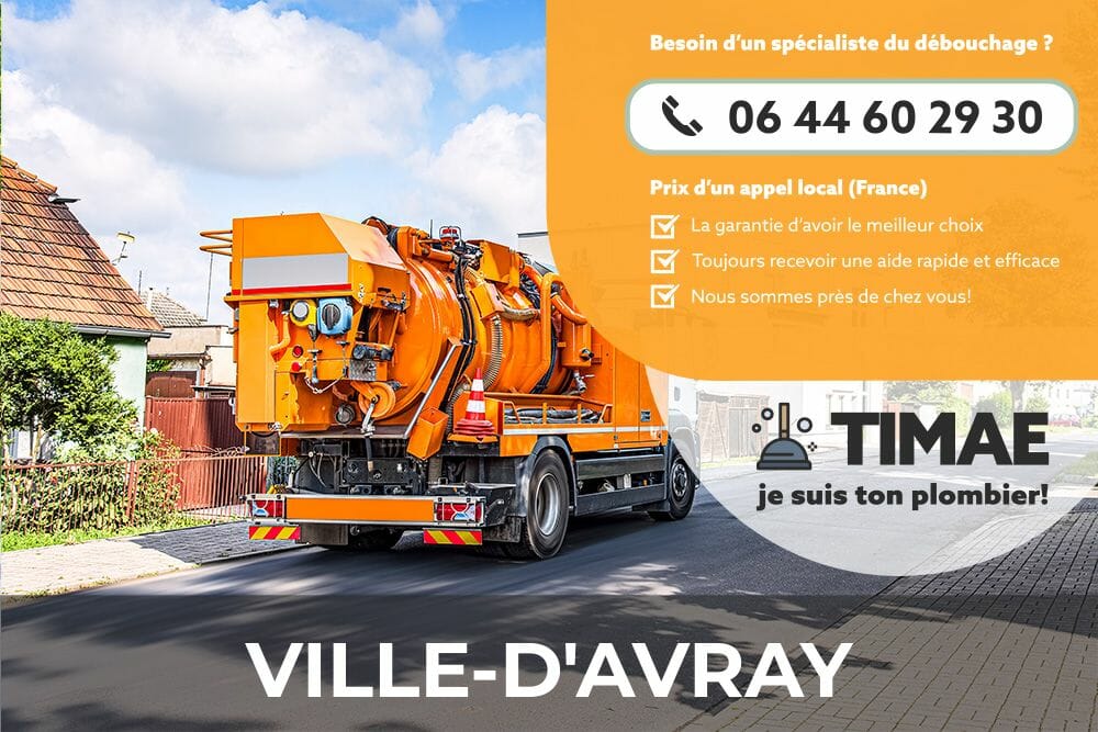 Débouchez vos canalisations avec TIMAE - Nettoyage professionnel des canalisations à Ville-d'Avray.